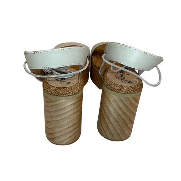 Free People Aurora Wrap Clog Sandal White US 11/ EU 41 - Picture 7 of 12